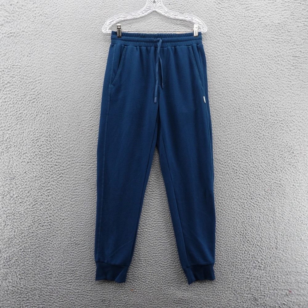 Avalanche Outdoor Supply Co Teal Blue Waffle Knit Joggers Mens Small NEW